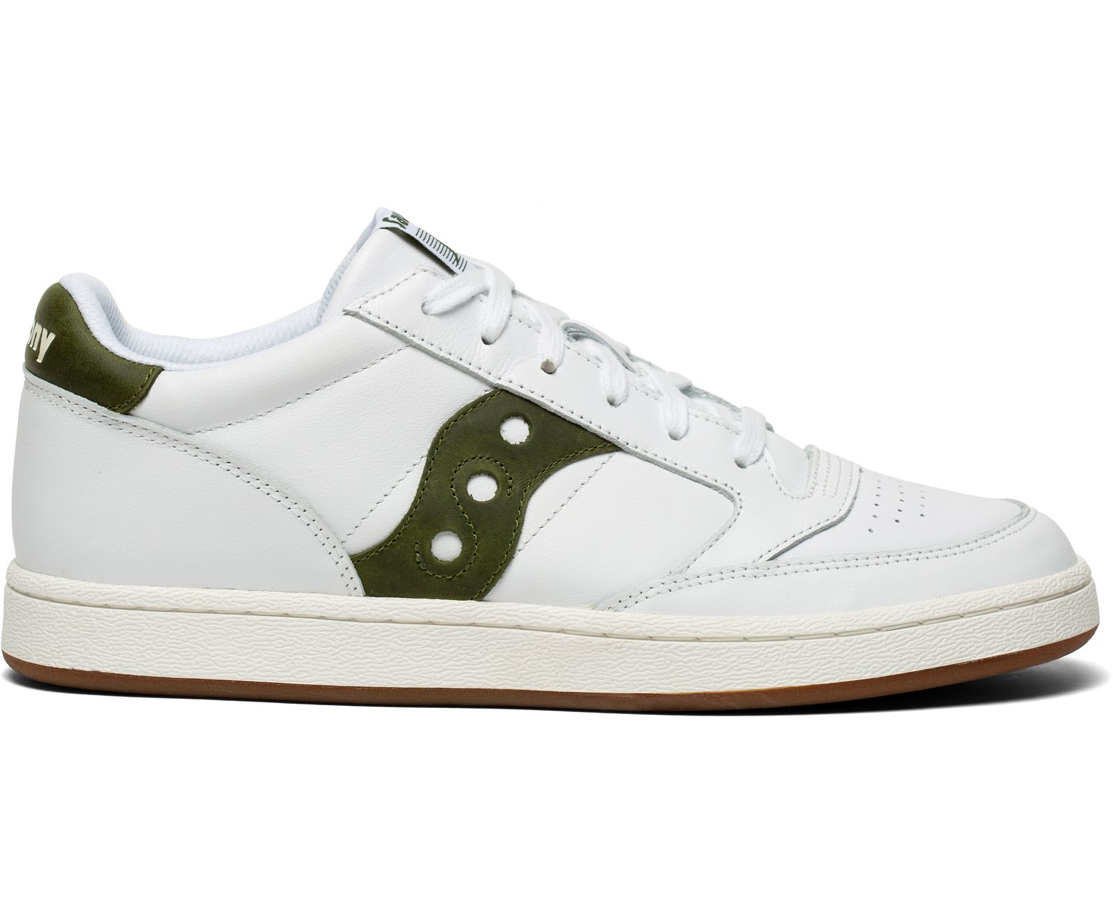 Saucony Jazz Court Men\'s Originals White / Olive | AU 406HAPK